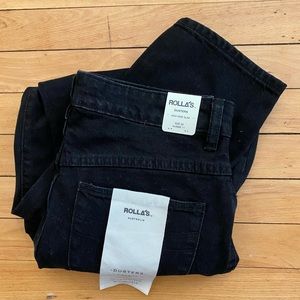 Rolla’s Dusters size 29 Comfort Jet Black NWT